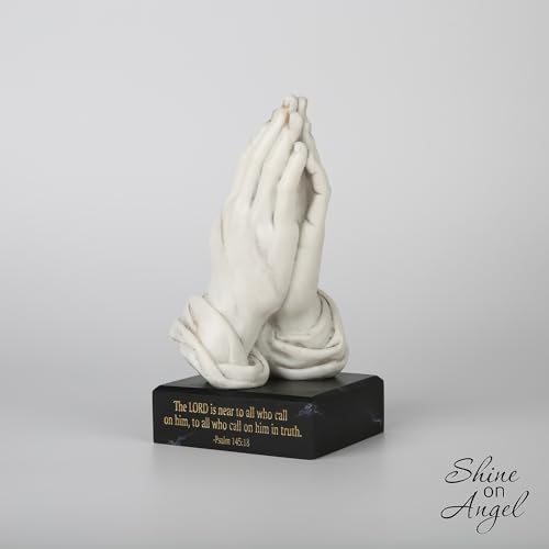Estatua de Manos Orantes para Decoración de Mesa 8in miniatura 2