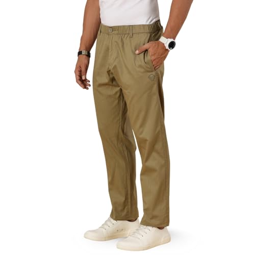 Image of BEEVEE Solid Lounge Wear Bottoms for Men