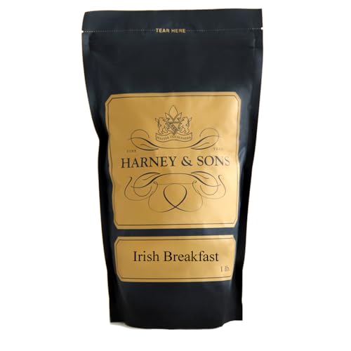 Harney & Sons Irish Breakfast Tea, 16oz Loose Leaf Black Tea, 100% Assam