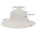 Womens Summer Sun-Hat Outdoor UV Protection Fishing Hat Wide Brim Foldable-Beach-Bucket-Hat with Ponytail-Hole - Image 2