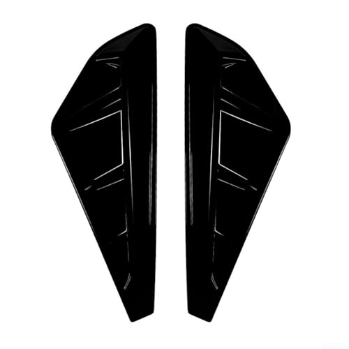 2 piezas de cubierta de ventilación de flujo de aire lateral del coche para X5 G05 X5M M Sport 2019-2022 aspecto de fibra de carbono negro decoración exterior (Negro)