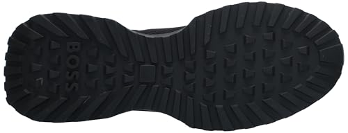 Image of BOSS Men's Big Logo Mesh Mix Lace Up Sneaker