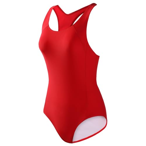 Image of Girls' Swimsuit One Piece Swimming Suits Flyback Swimwear for Practice