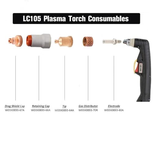 Buse plasma KP2845-8 1.7mm pour consommable LC105 - 4