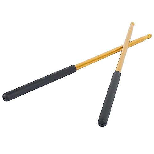 2 piezas baquetas de aluminio para batería electrónica miniatura 2