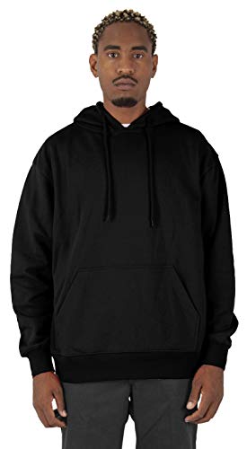 Shaka Wear Mens Men’s Hoodie Sweatshirt – Heavyweight Long Sleeve Fleece Soft Warm Casual Hooded Pullover Sweater Top