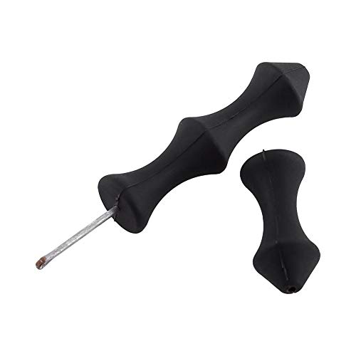 Archery Finger Saver Bowstring Finger Rollers 2Pcs, Archery Recurve Finger Guard, Archery Finger Tab, Archery Bowstring Finger Savers, Soft Silicone Finger Guard Quickshot For Recurve Bow(Black) #TOP2