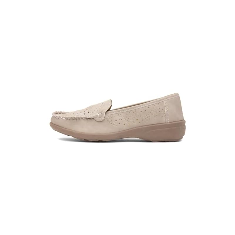 SOFT-LITES. Softlites Doreen Womens Beige Casual Loafer