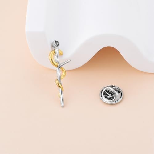 Image of Dr's gift Psychology Psi Symbol Enamel Gold Brooch Psychology Greek Letter Lapel Pin Backpack Hat Badge Jewelry Gift for Psychologists, Psychiatrist, Therapists, Students