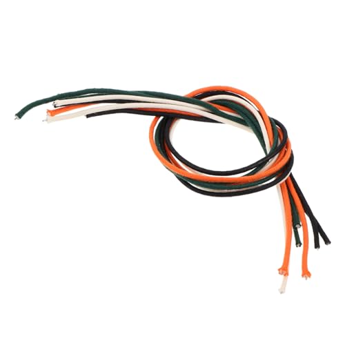 FUTUREORYY 8 Piezas De Alambre De Tela Con Encerado Para Guitarra Cableado Vintage Cableado De Bajo...