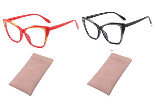 Image of Blue Light Glasses for woman,Computer Eyewear Non-Prescription Glasses Fashion Colorful Frame