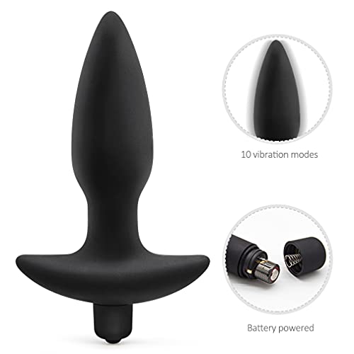 Amal Beads Plug Prostata Portátil Massagem À Prova D' Água Prazer com Múltipla Vibração An-al Plug