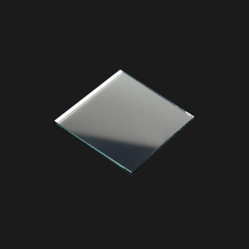 2PCS 10-50mm First Reflecting Surface Reflector Square Optical Front Surface Mirror DIY Scanner Projector Mirror Accessories(10x10x1mm)