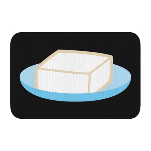 玄関マット お豆腐 バスマット 室内 屋外 足拭きマット カーペット おしゃれ 北欧 滑り止め付き 洗える ベットルーム 浴室 台所 寝室 業務用 家庭用 40×60cm