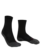 FALKE Mężczyźni Skarpety do wędrówek TK2 Explore Sensitive M So Wełna przeciw pęcherzom grube 1 Para, Czarny Black-Mix 3010, 39-41