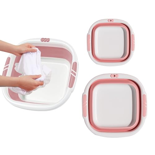 Xiixuuj Folding Wash Basin - Portable Dish...