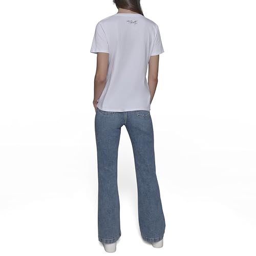 KARL LAGERFELD Women's Karl Character Graphic T-Shirt4