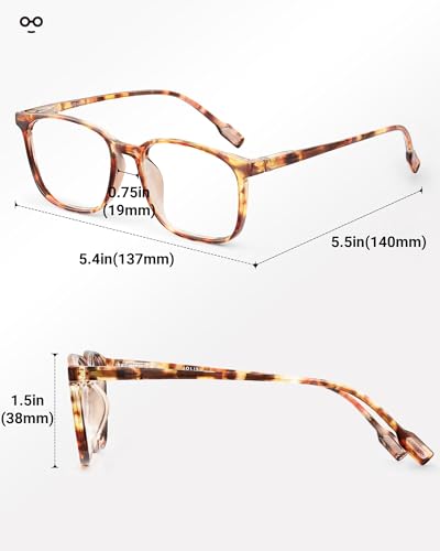 Image of JOLISU 5-Pack Ultra-Light Slim Frames Reading Glasses for Women - Readers for Women, Spring Hinges and Blue Light Protection