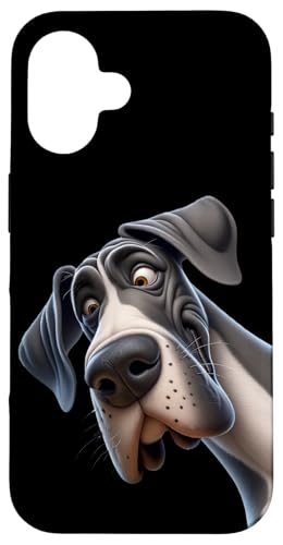 Goofy Giant Adorable Large Gentle Dog Lover Great Dane Case for iPhone 16