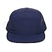 DongKing NEW 5 Panels Classic Baseball Cap Taslon Short Brim Baseball Cap Quick DRY Hat Flat Bill Big Size Caps (Navy, 60-62cm Adjustable)