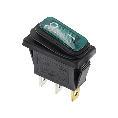 Interruptor basculante marino para paneles de barcos y caravanas KCD3 impermeable 2 unidades