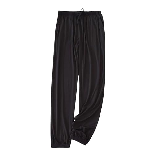 Cambkatl Men's Ultra-Soft Modal Pajama Pants Comfy Elaastic Waist Drawstring Pjs Bottom Loose Sleep Lounge Pants