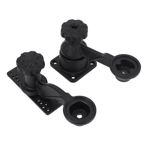 Image of Horizontal 11.4 inch Swing Arm Ram Mount for Fishfinders & Chartplotters, Fish Finder Mount Compatible with Lowrance, Raymarine and More, 6.25x2 inch Base