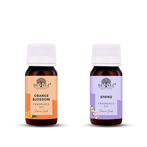 Image of Devinez Orange Blossom, Spring (Aqua Fresh) Aroma Oil for Diffuser /Ultrasonic Aroma Diffuser /Tealight Diffuser /Reed Diffuser, 30ml Each