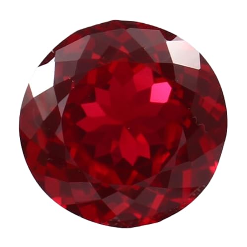 Rubis précieux de 14mm facetté une gemme d'exception pour bague