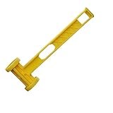 Ultralight PE Camping Hammer with Stake Puller Hole, Multifunctional Portable Tool for Tent Stakes, Comfort Grip, Durable No Scratch Design-Tool for Hiking, Mountaineering, Beach
