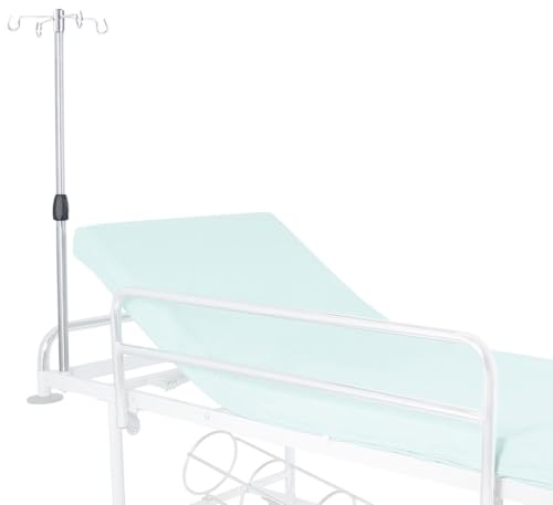 Asta flebo in acciaio Inox ? 4 ganci inox per