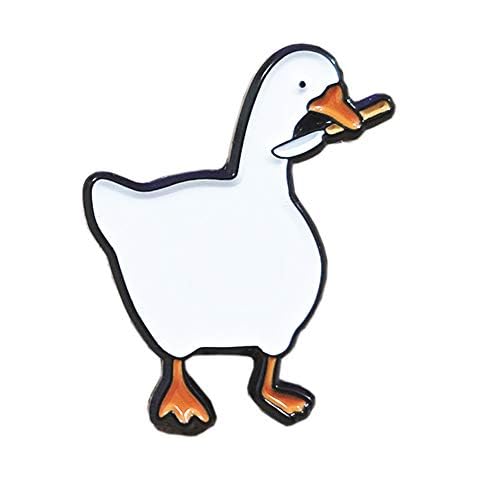 LoneFox Game Goose Hard Enamel pin Brooch Cover