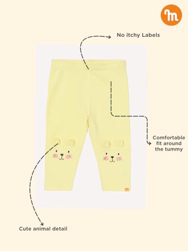 Image of Milou Unisex Baby Organic 100% Soft Cotton Ribbed Leggings| Breathable, Safe & Label-Free Pants for Infants & Toddlers | Soft & Breathable, Safe Dyes, Label-Free Comfort
