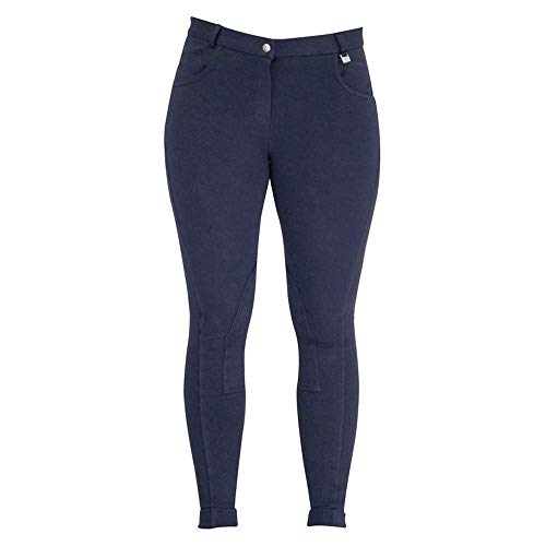 HyPERFORMANCE Melton Ladies Jodhpurs (38in) (Navy)