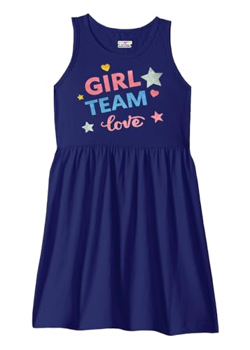 Image of Kuchipoo Girls Regular Fit Cotton Frocks - Pack of 3