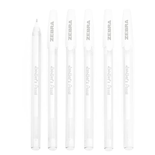 Stylos pastel Zebra Doodler'z 1mm encre blanche pour illuminer vos carnets et bullet journals