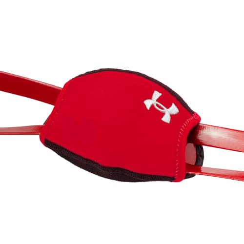 image for Under Armour Chin Strap Covers Red/White OSFA