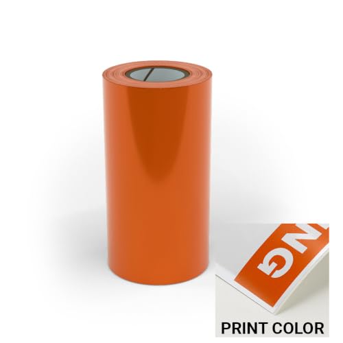 Cinta de impresión térmica LabelTac LTPX naranja 4in x 984ft miniatura 1