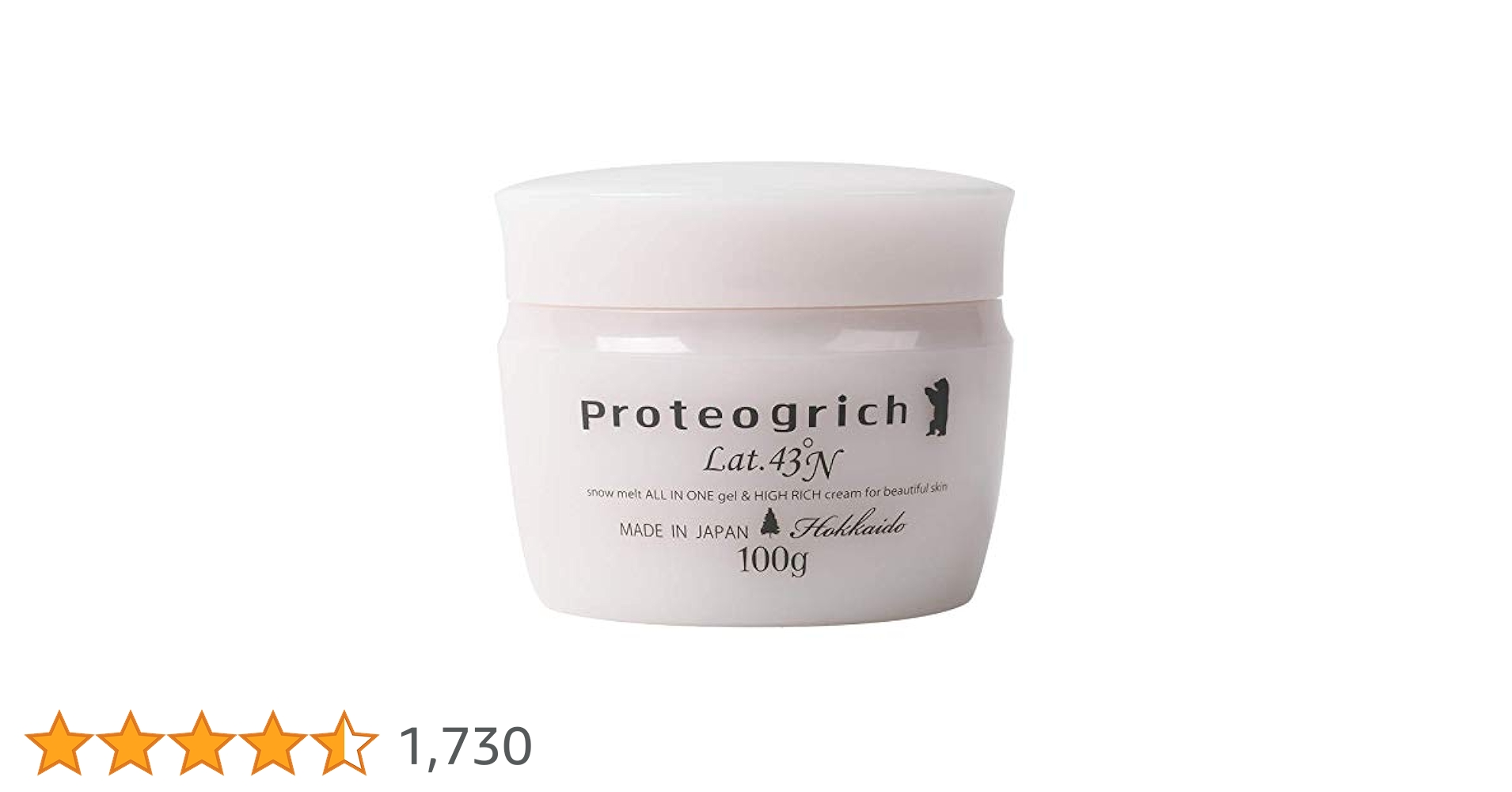 Amazon.co.jp: プロテオグリッチ雪解ふっくらゲルクリームS 100g