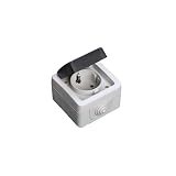 Evila – Base semplice impermeabile IP44 10/16 a250 V