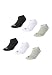 Champion Unisex Basics 6pk Sneaker Socken, Hellgrau Meliert, 39-42 EU
