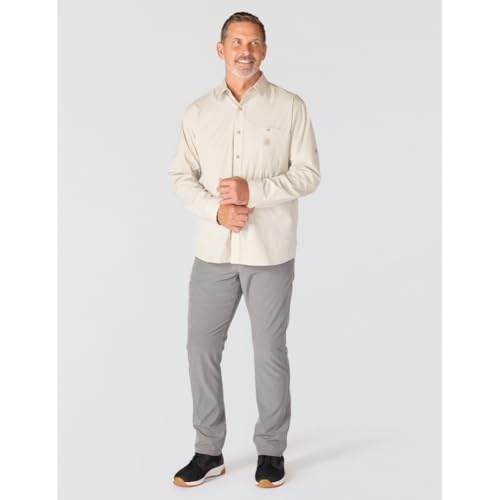 Carhartt Men's Force Sun Defender Relaxed Fit Lightweight Long-Sleeve Shirt, Cobblestone, X-Large - image 3