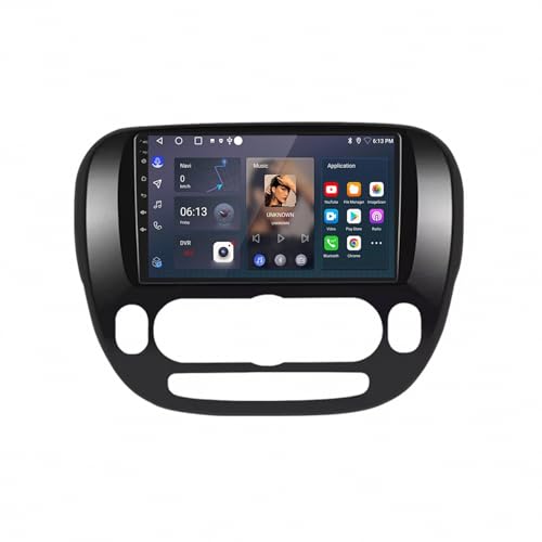 Carplay Inalámbrico en Radio Coche 2 DIN con Mirror Link y Pantalla HD para Kia Soul