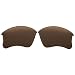 Polarized Replacement Sunglasses Lenses for Oakley Flak Jacket XLJ with UV Protection(Bronze Brown)
