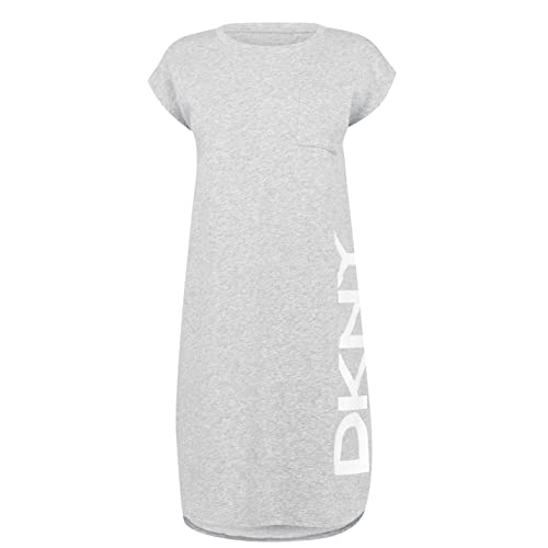 Image of DKNY Women's Sportswear Cap Sleeve Logo T-shirt Dress