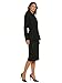 2 Piece Skirt Suits Set for Women Business Work, Ruffle Blazer Peak Lapel with Belt Pencil Skirt Set Office Casual Outfit Black