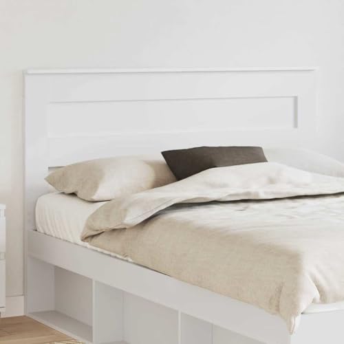 Générique Tête de lit avec tête de lit Blanc 140 cm Bois d'ingénierie,Meubles,Lits & Accessoires,Têtes et Pieds de lit,Blanc,11.06 KG,888109