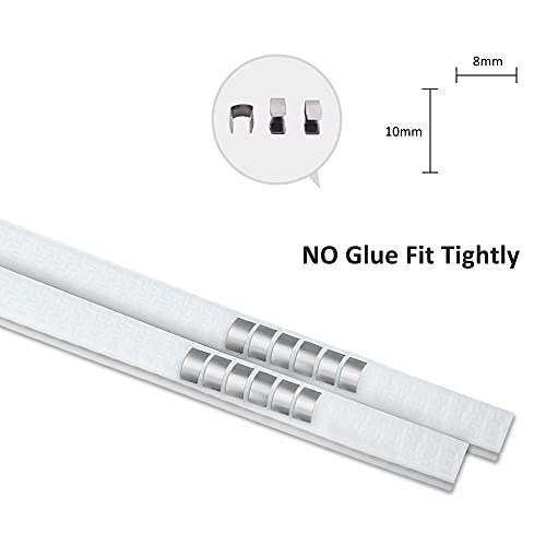 Twd Car Door Edge Guards 32Ft(10M) Universal Fit Rubber U Shape Trim Molding Door Edge Protector Automotive Door Entry Guard White #TOP1