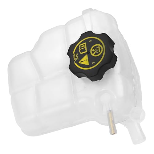AFEISOL 603 383 Coolant Reservoir Tank, Compatible With Chevy Cruze Orlando Buick Cascada Verano Front Engine Coolant Recovery Canister with Cap Replacement for 13505353 13393368