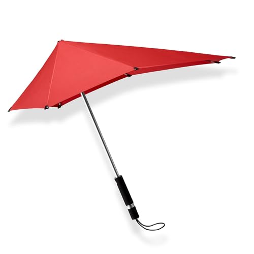 Parapluie tempête SENZ° Original Stick anti-vent grand modèle canne rouge passion